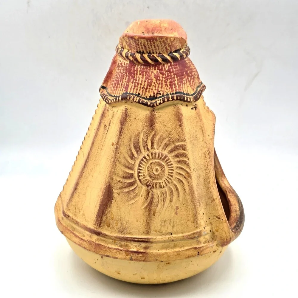 Handmade terracotta clay